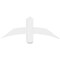 Ekena Millwork Bellingham Architectural Grade PVC Gable Bracket, 36"W x 13 1/2"H x 4"D x 4"F, 9/12 Pitch GBP036X14X0404BEL00 - alternate 4